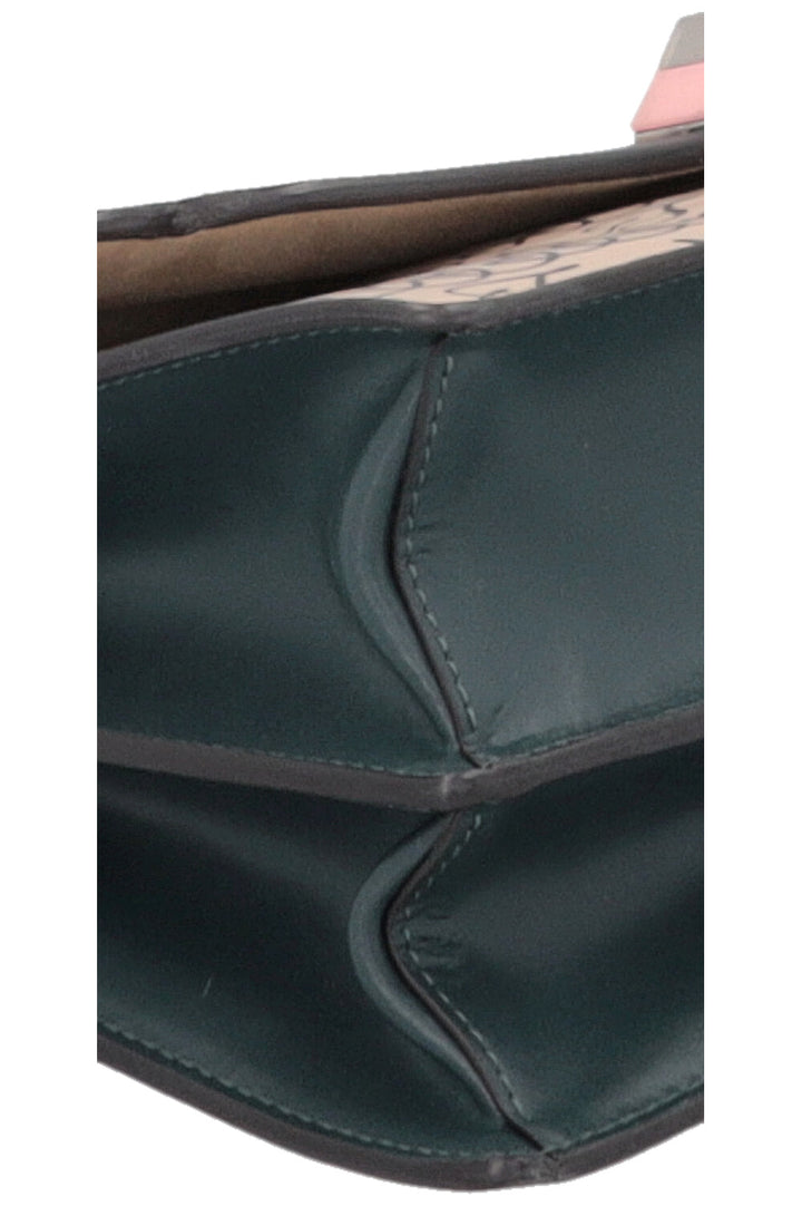 FENDI Kan I Crossbody Bag Beige Green