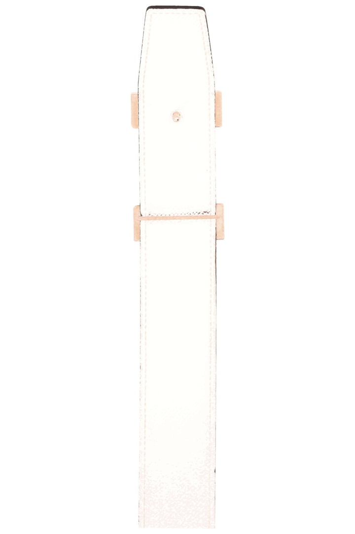 HERMÈS Constance H Belt Epsom Palladium Bleu Blanc