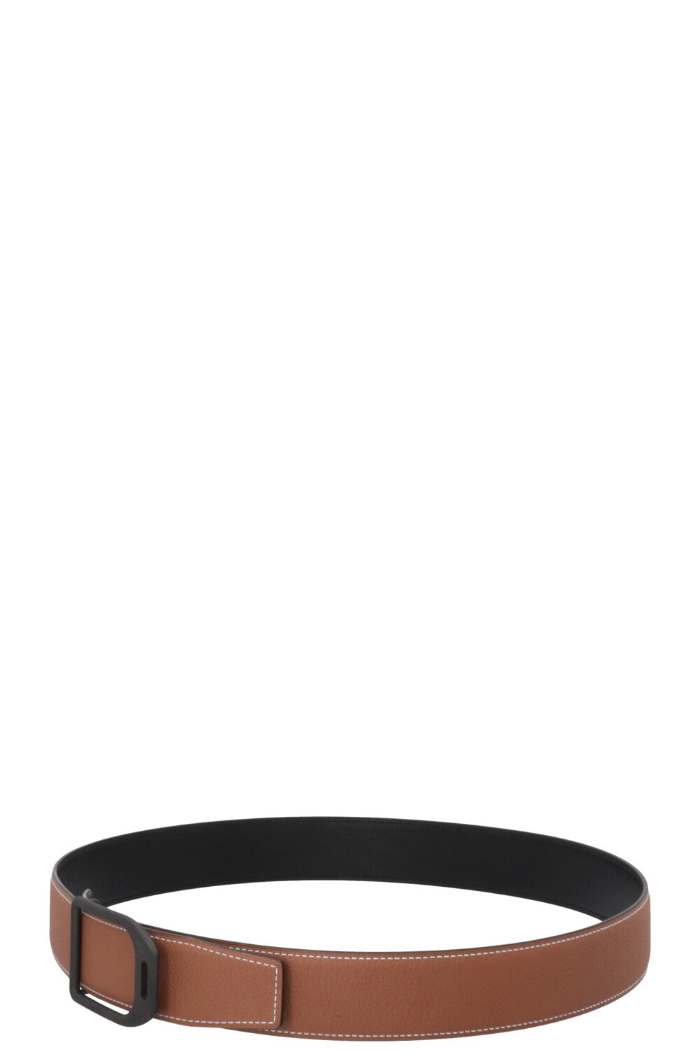 HERMÈS Jockey Belt 38mm Epsom Gold Noir