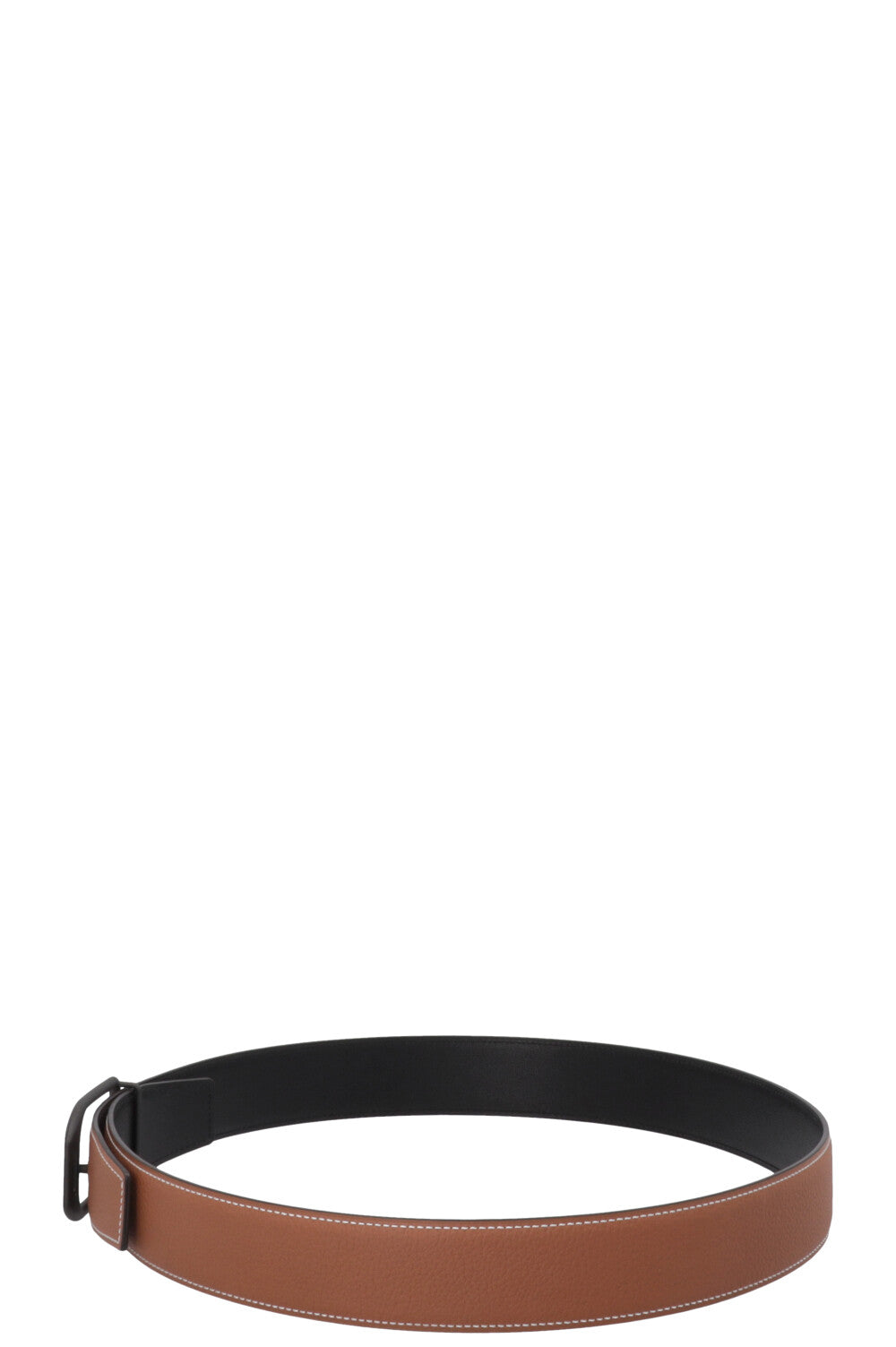 HERMÈS Jockey Belt 38mm Epsom Gold Noir