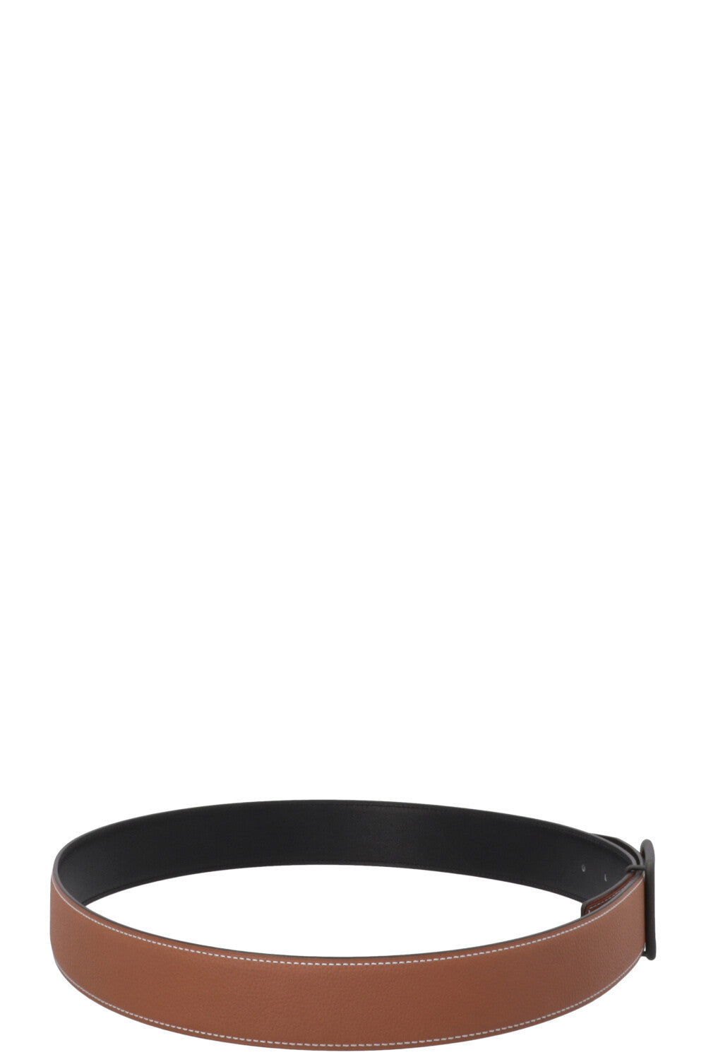 HERMÈS Jockey Belt 38mm Epsom Gold Noir