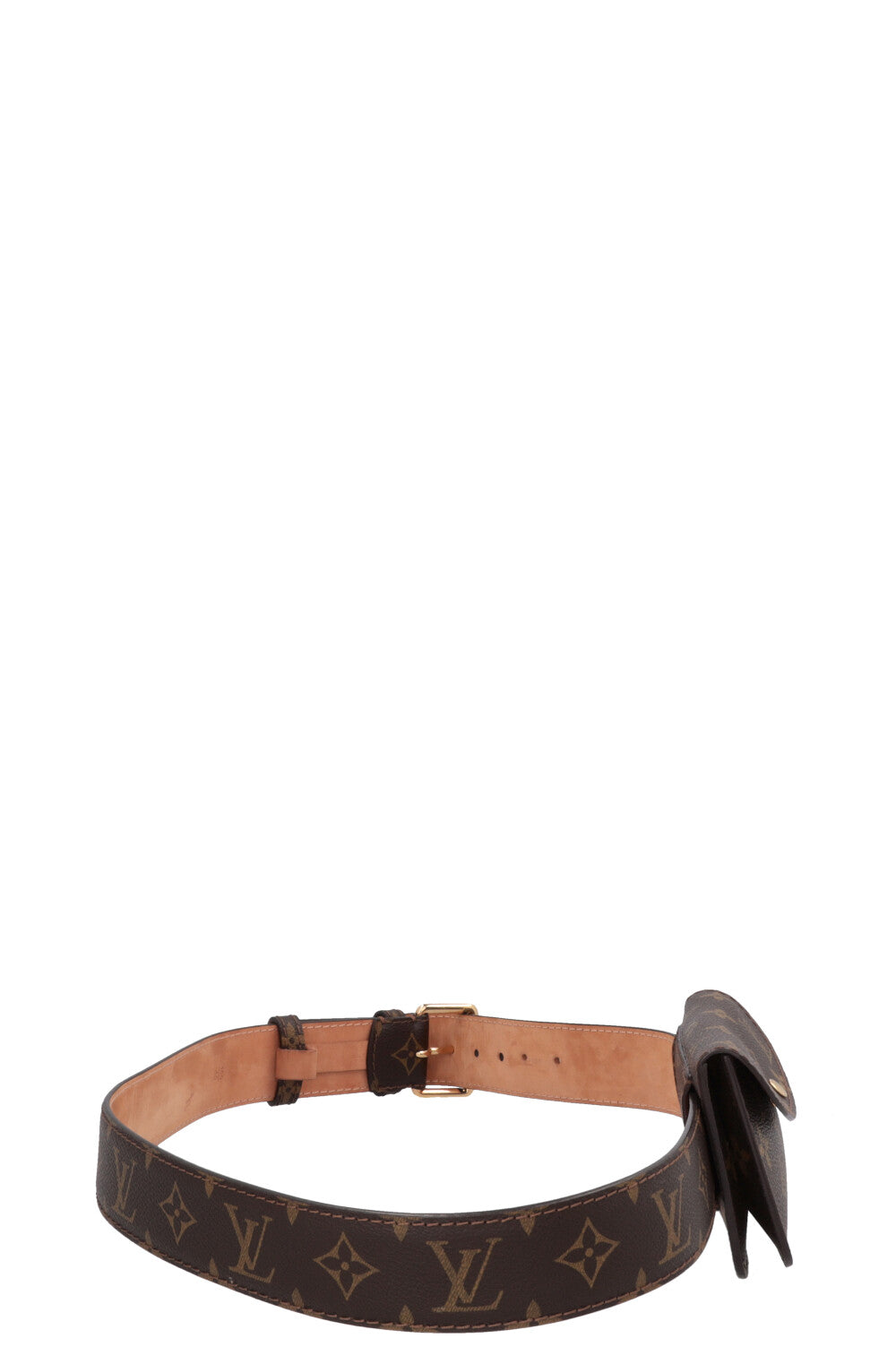 LOUIS VUITTON Pochette Belt Bag MNG Canvas