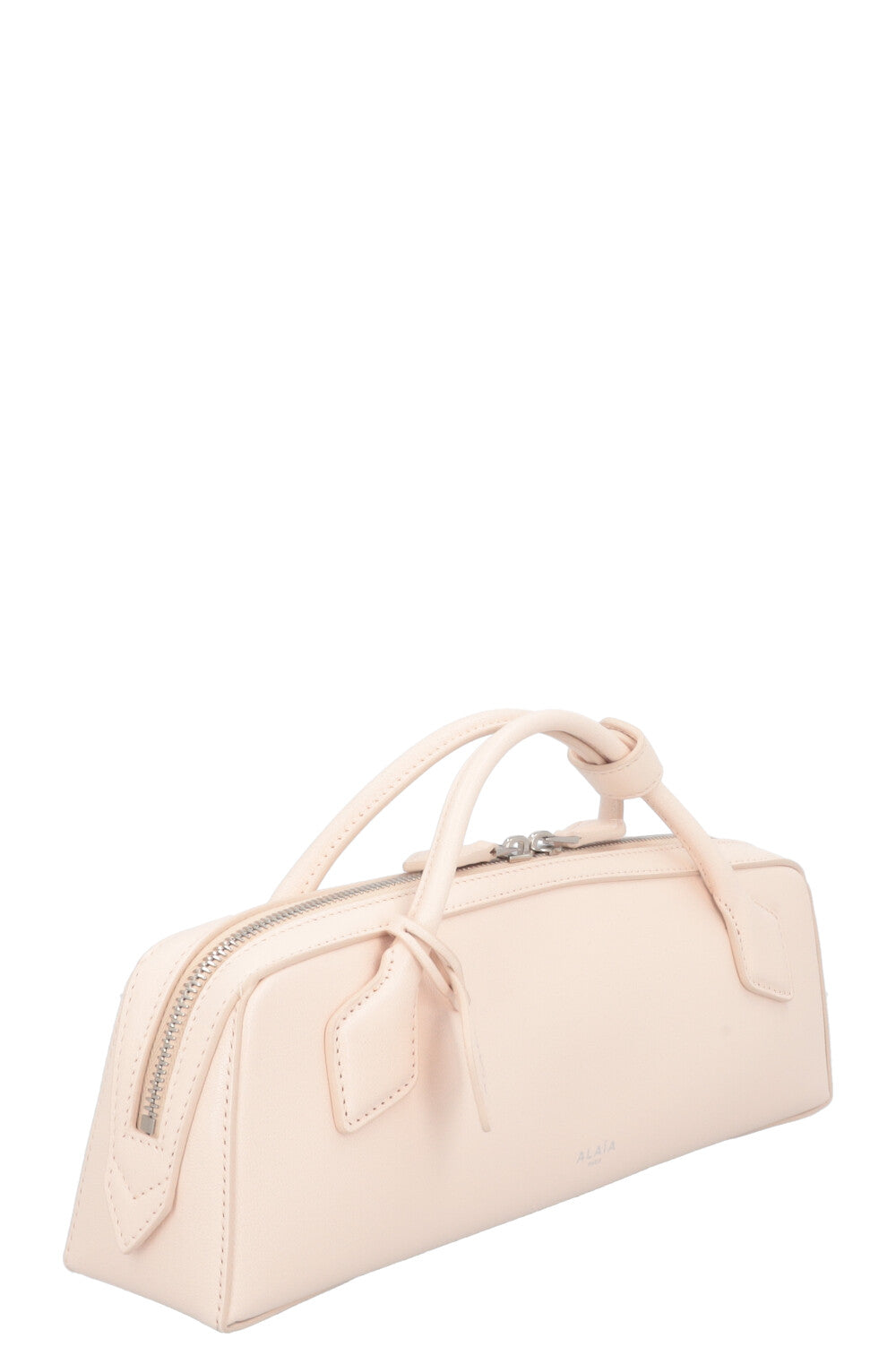 ALAÏA Le Teckel Clutch Leather Pink