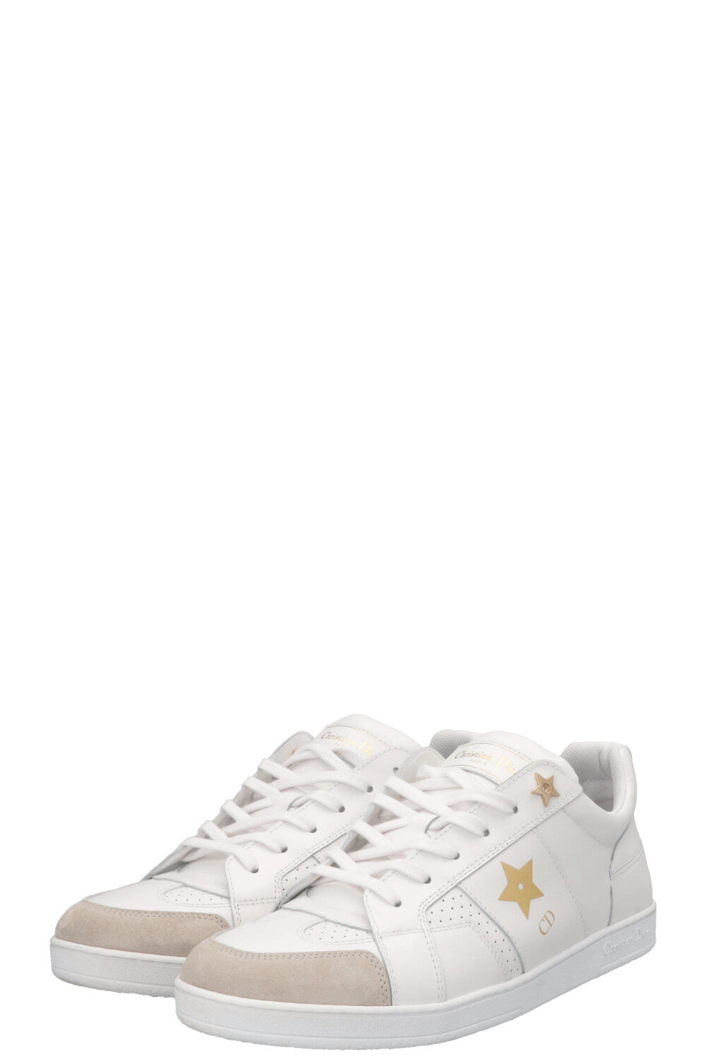 CHRISTIAN DIOR Low Top Star Sneakers White