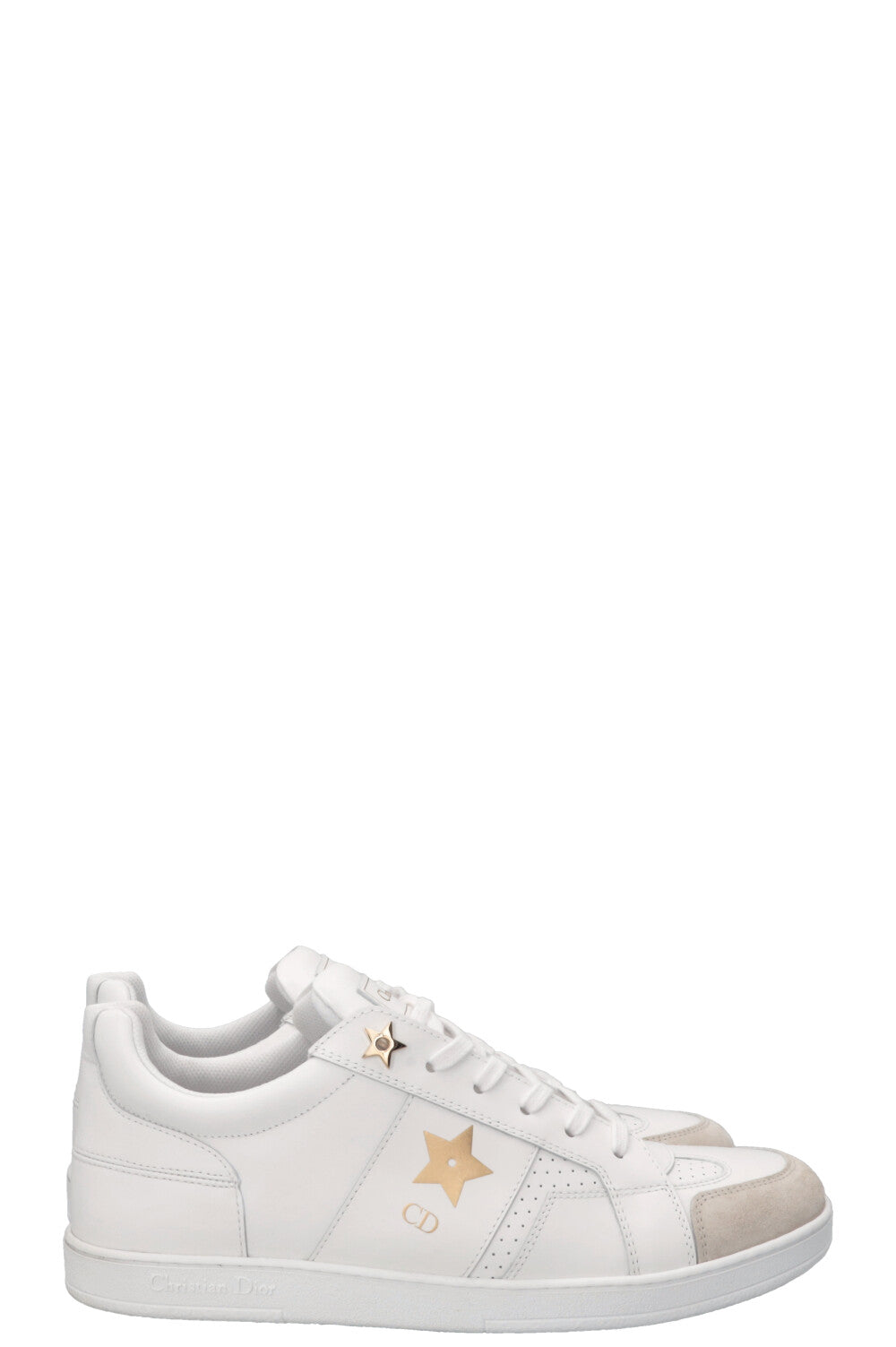 CHRISTIAN DIOR Low Top Star Sneakers White