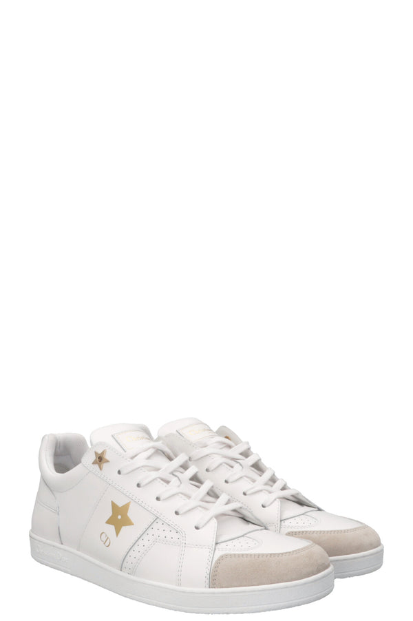 Baskets basses CHRISTIAN DIOR blanches à étoiles