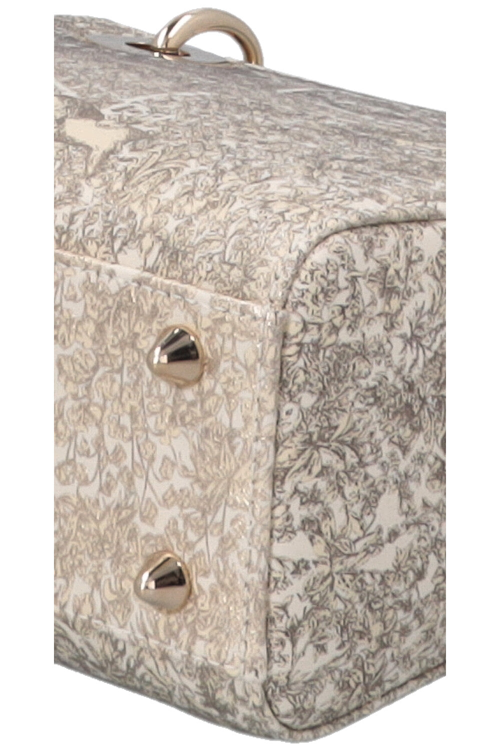 CHRISTIAN DIOR ABC Around The World Small Lady Dior White