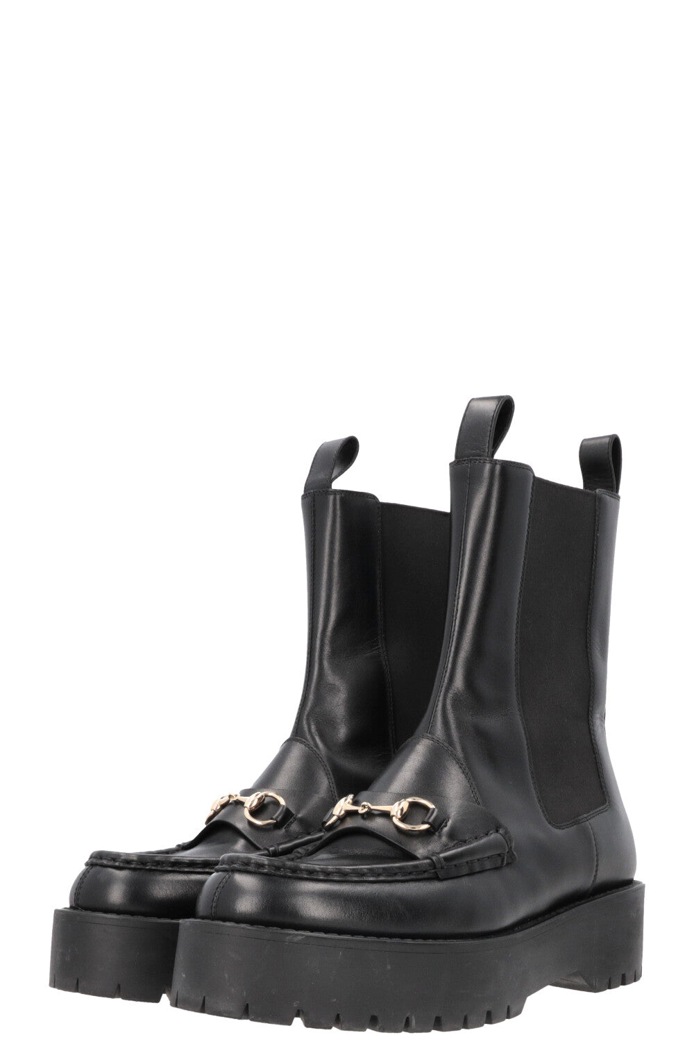 GUCCI Horsebit Chelsea Ankle Boots