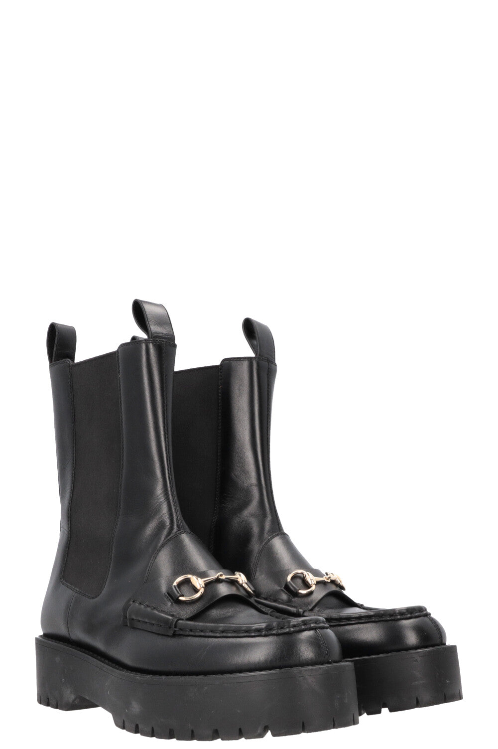 GUCCI Horsebit Chelsea Ankle Boots