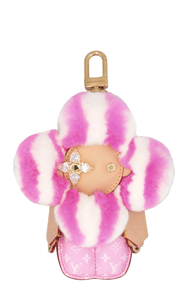 LOUIS VUITTON Porte-clés Vivienne Fashionista Rose vison