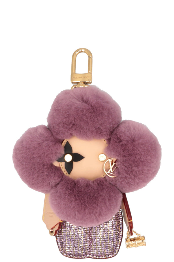 LOUIS VUITTON Vivienne Fashionista Bag Charm Purple