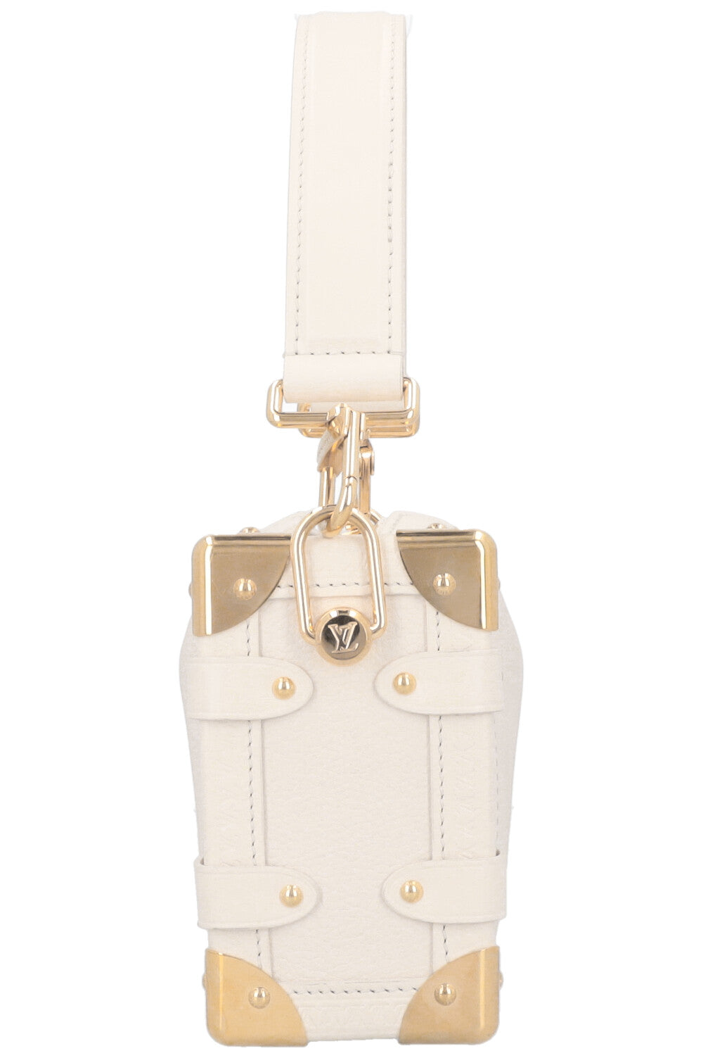 LOUIS VUITTON Soft Side Trunk PM White