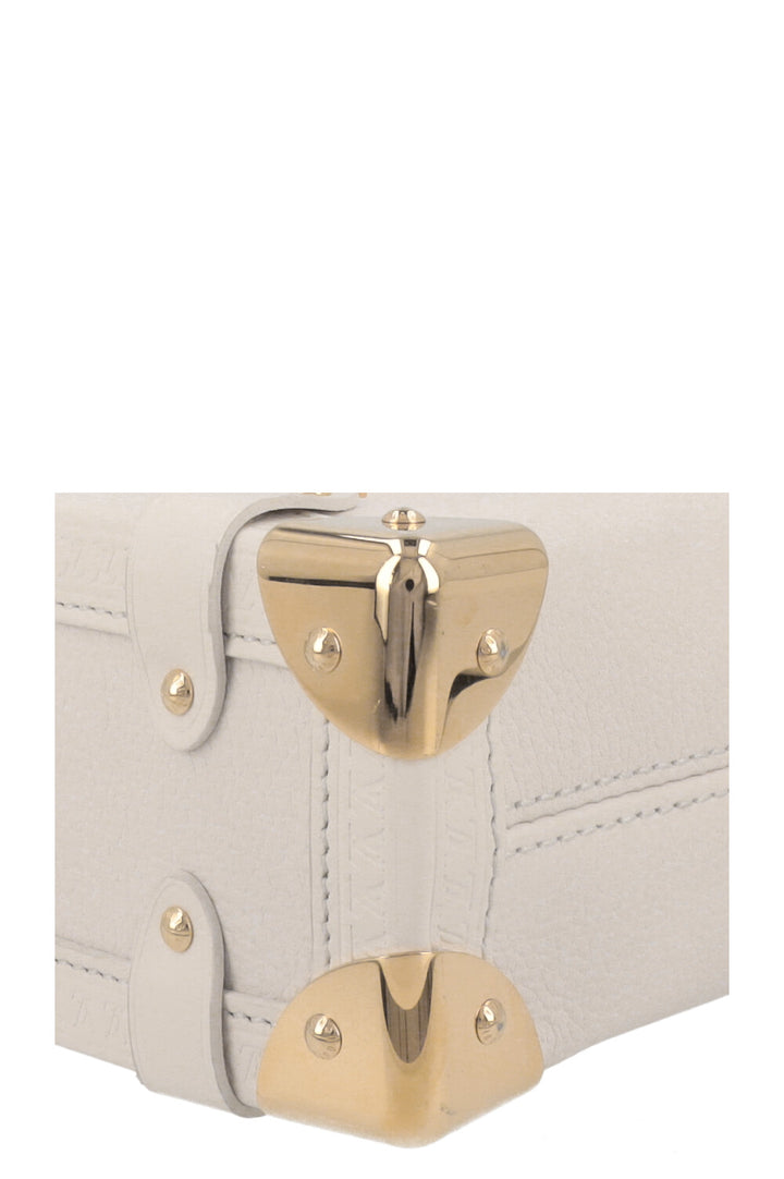 LOUIS VUITTON Soft Side Trunk PM White