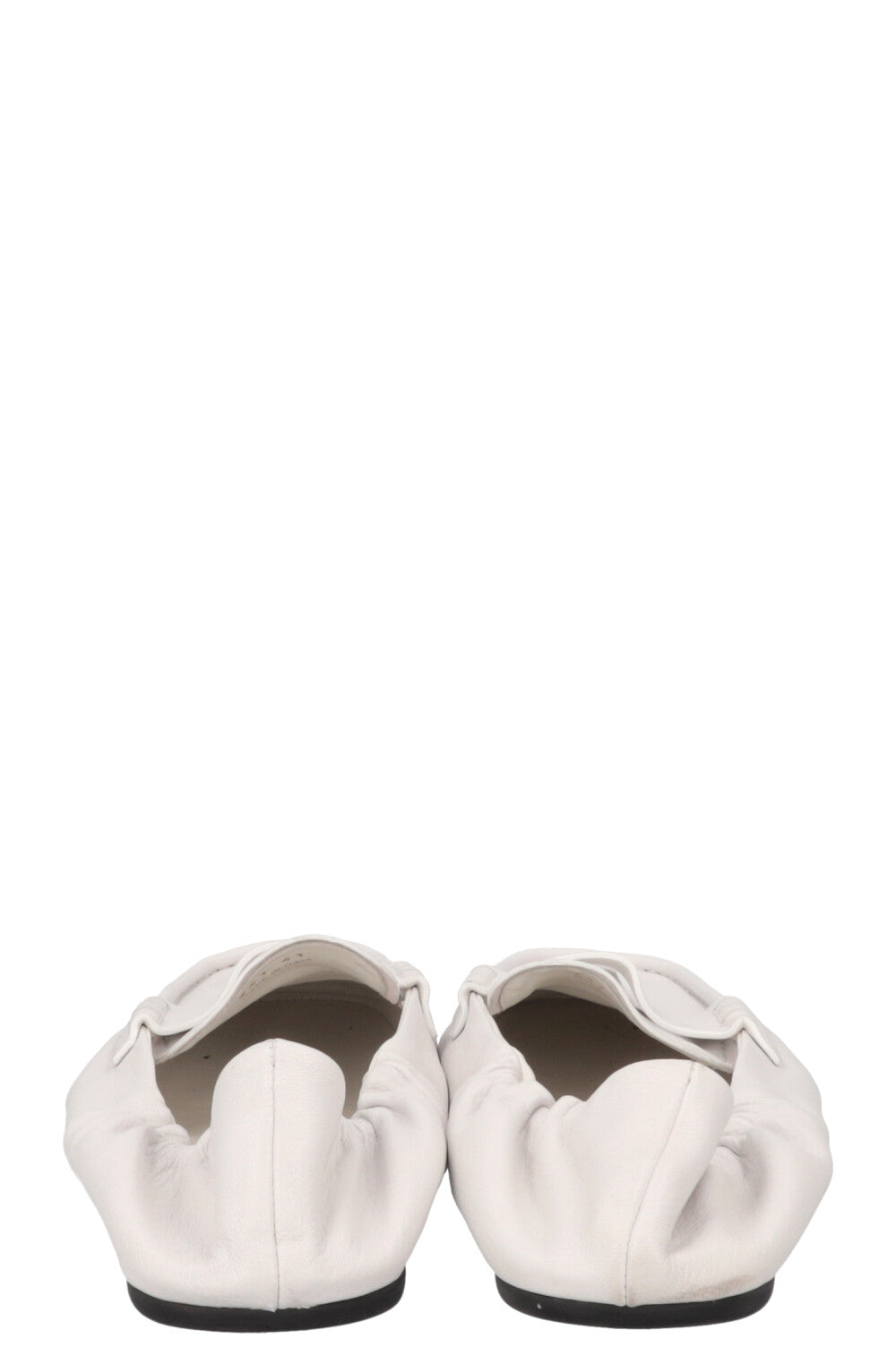 MIU MIU Briarwood Nappa Leather Loafers White