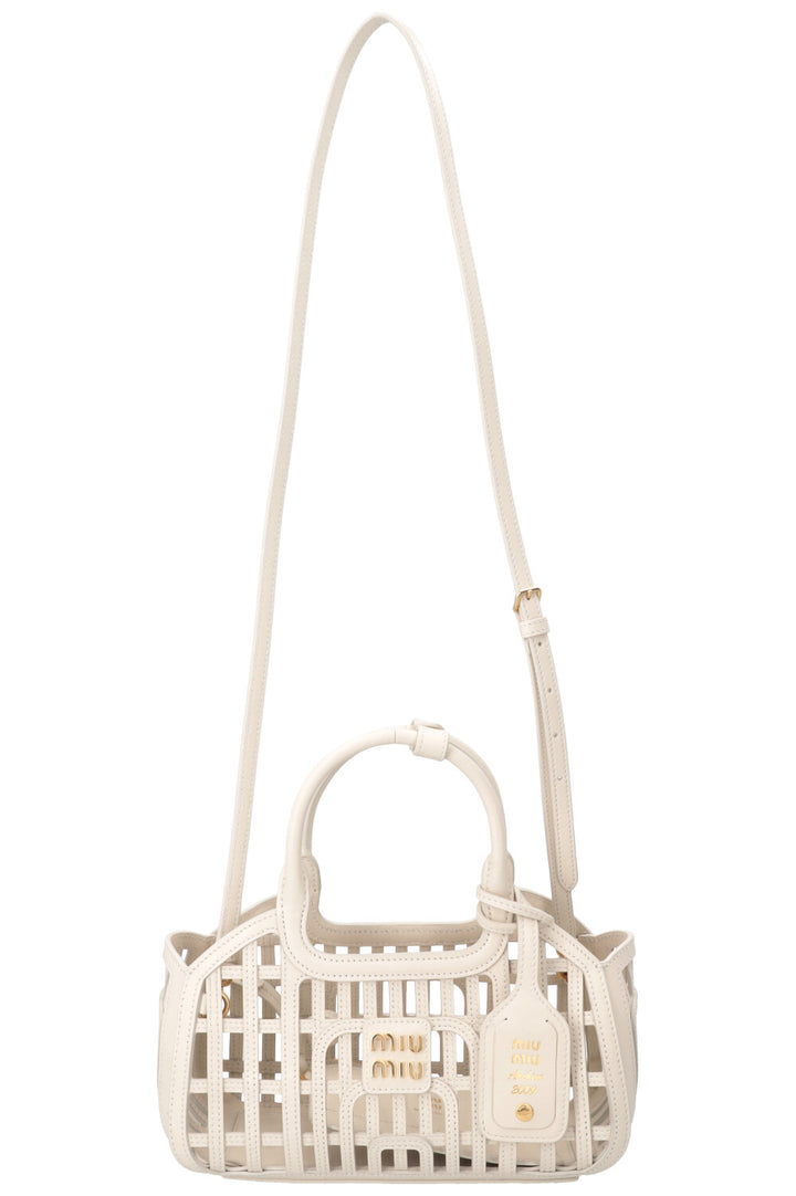 MIUMIU Basket Bag Chalk White