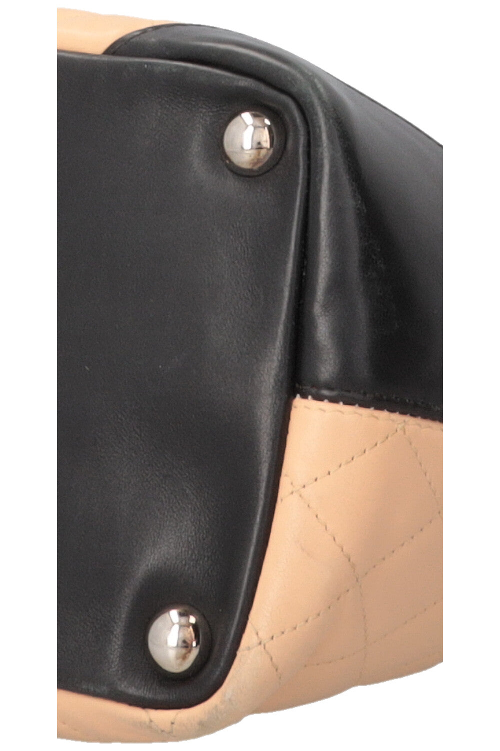 CHANEL Cambon Tote Bag Beige Black