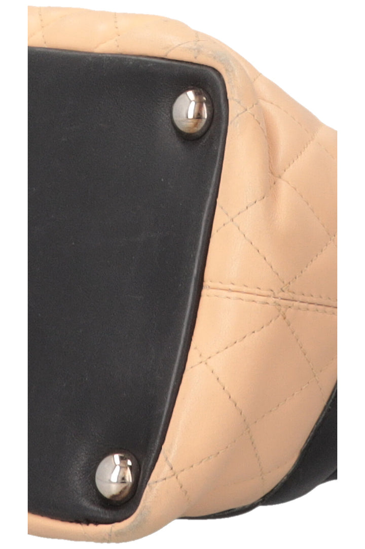 CHANEL Cambon Tote Bag Beige Black