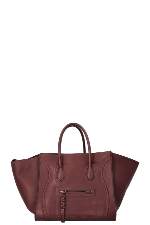 CÉLINE Phantom Luggage Mini Burgundy