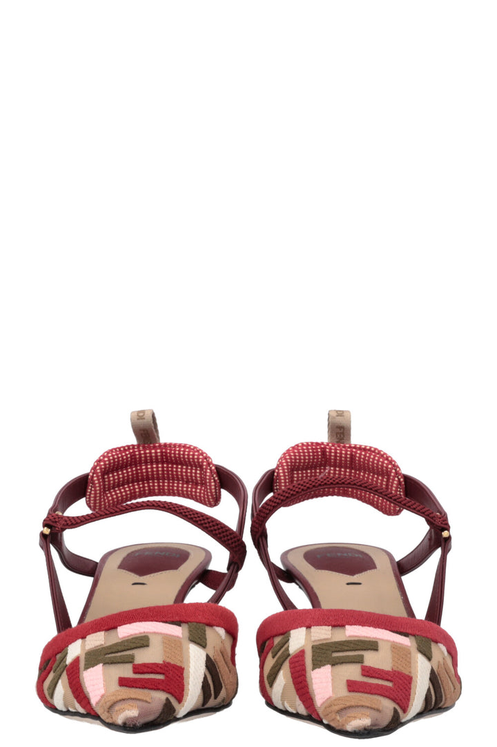 FENDI Colibri Slingbacks Multicolor FF