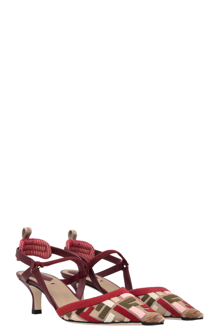FENDI Colibri Slingbacks Multicolor FF