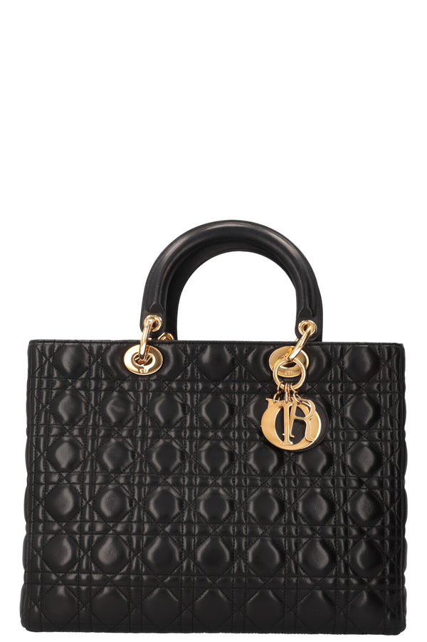 CHRISTIAN DIOR Lady Dior Large Black Cannage