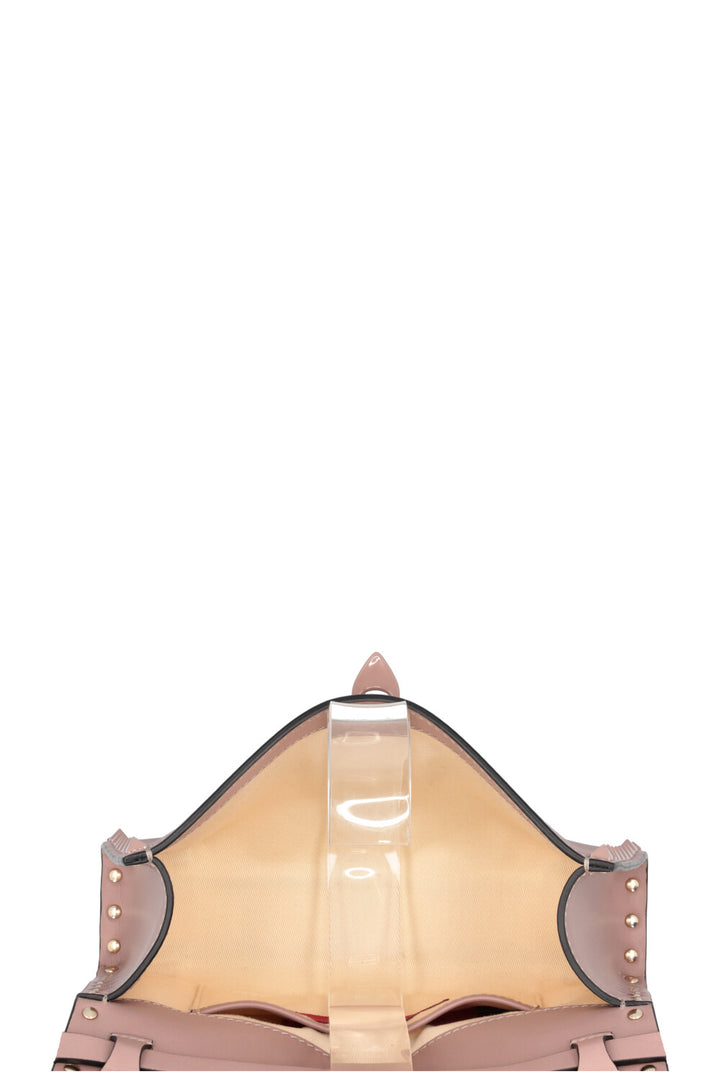 VALENTINO Rockstud Crossbody Bag Nude