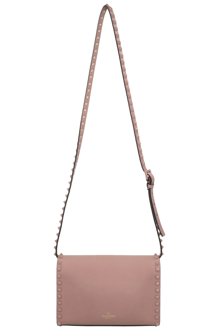 VALENTINO Rockstud Crossbody Bag Nude