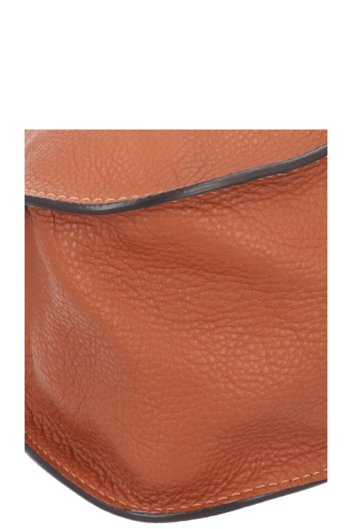 CHLOÉ Medium Double Carry Marcie Bag Cognac