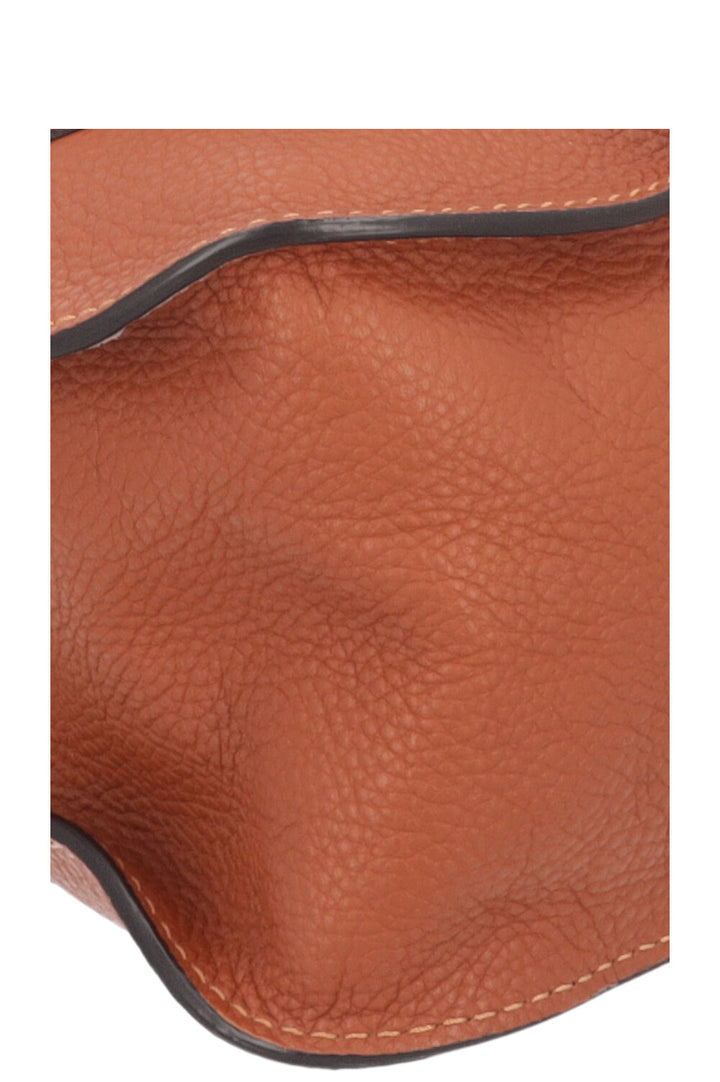 CHLOÉ Medium Double Carry Marcie Bag Cognac