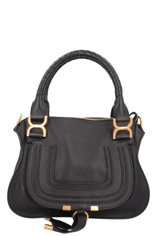 CHLOÉ Small Double Carry Marcie Bag Black