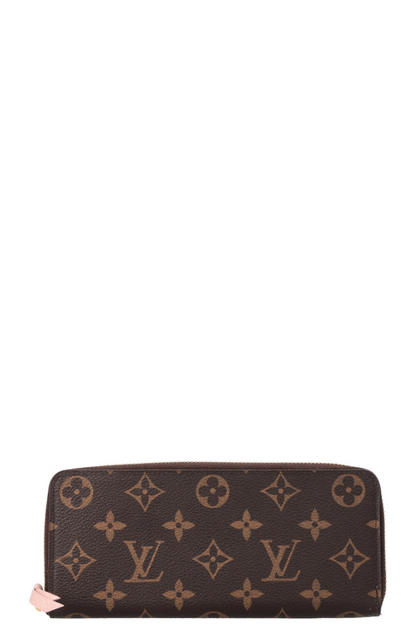 LOUIS VUITTON Portefeuille Clémence MNG Rose Ballerine