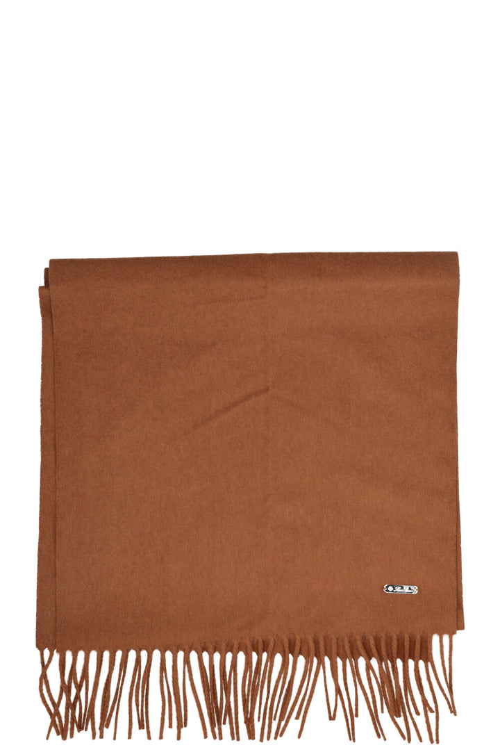 LORO PIANA Fringed Scarf Vicuna Alpaca