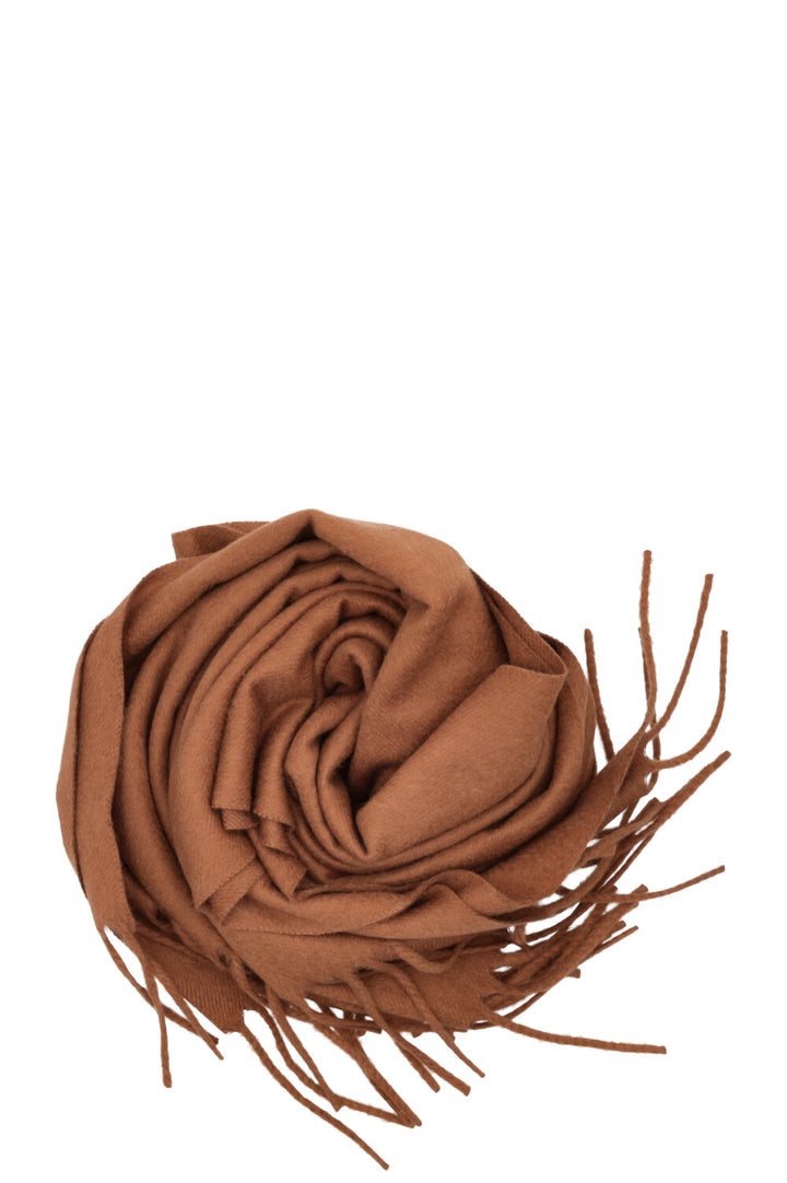 LORO PIANA Fringed Scarf Vicuna Alpaca