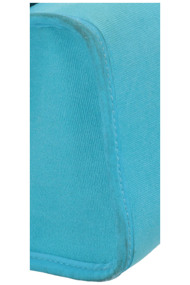 HERMÈS Herbag 31 Turquoise With Tan Leather