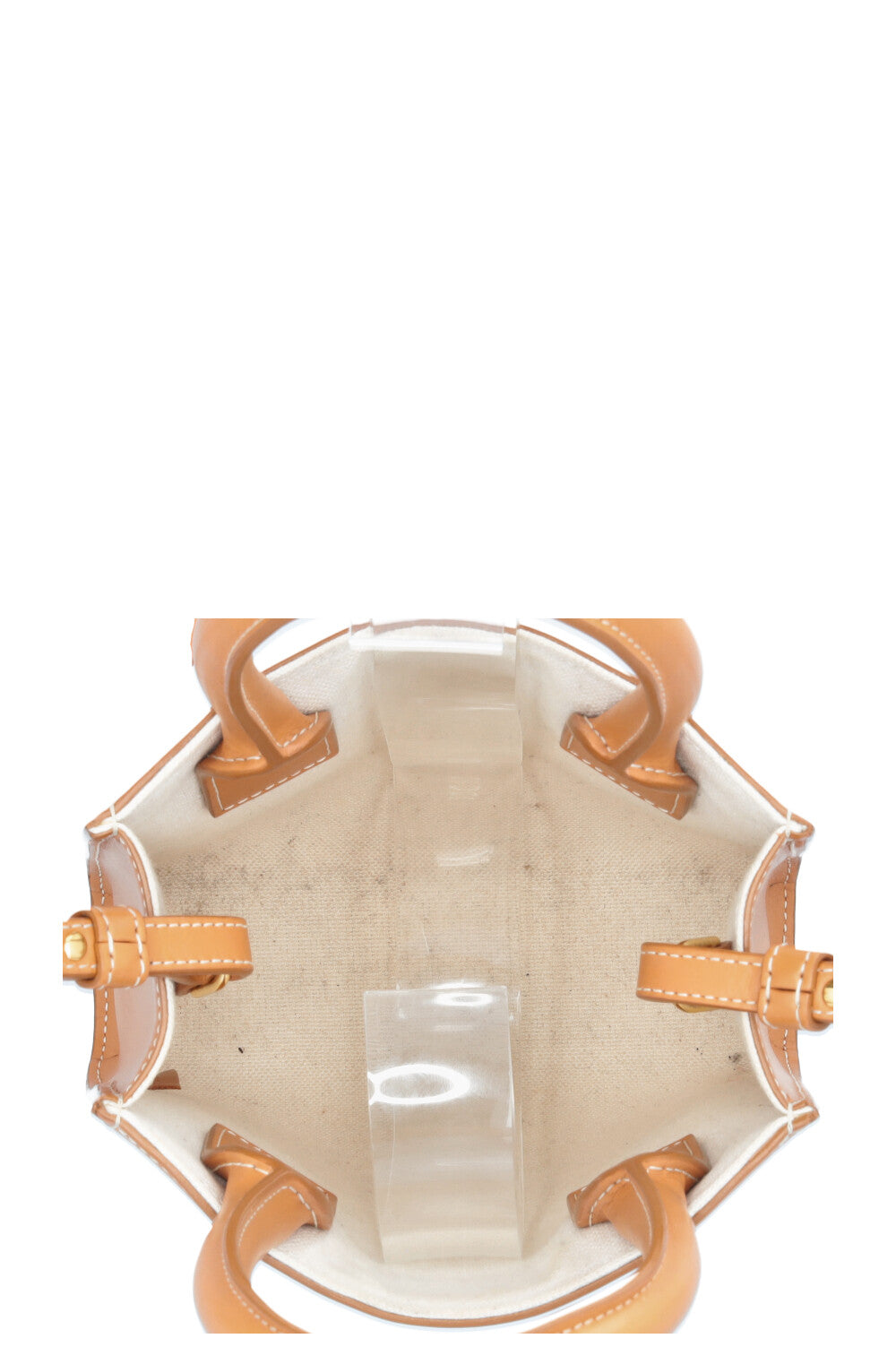 CELINE Logo Vertical Tote Bag Mini Canvas