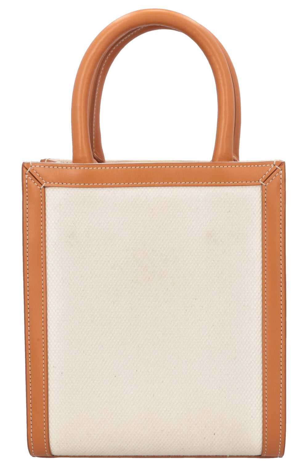 CELINE Logo Vertical Tote Bag Mini Canvas