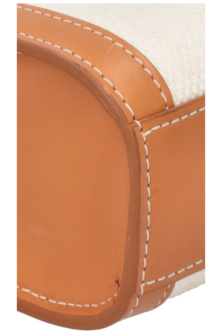 CELINE Logo Vertical Tote Bag Mini Canvas