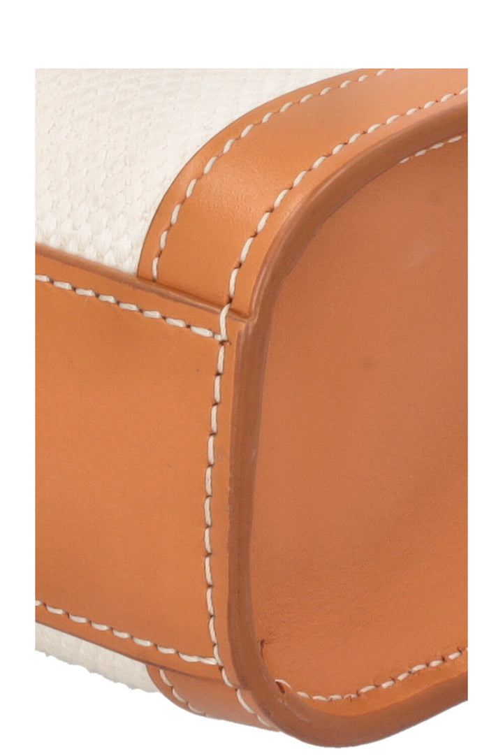 CELINE Logo Vertical Tote Bag Mini Canvas