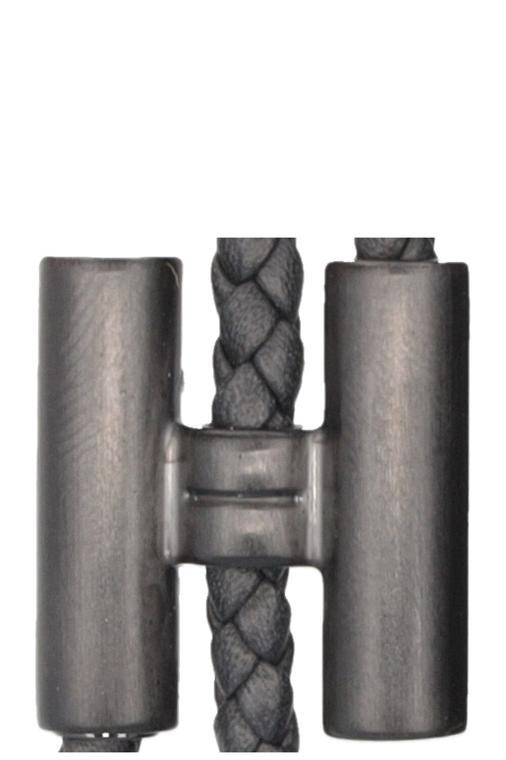 HERMÈS Tournis Tressé Bracelet Black
