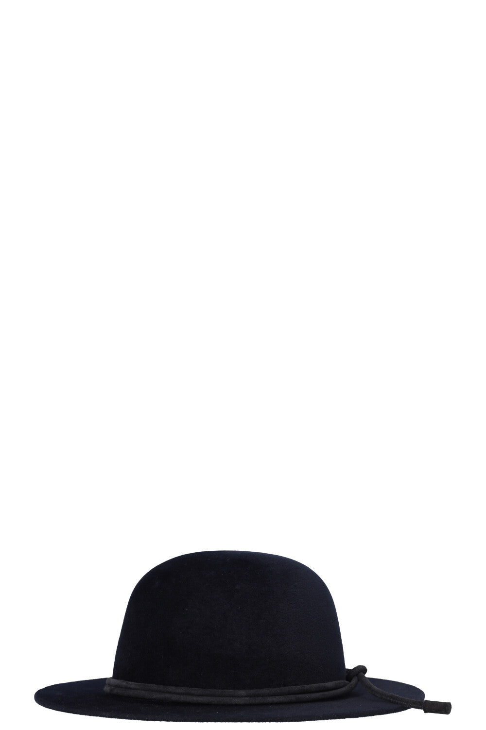 HERMÈS Vicky Hat Rabbit Felt Navy