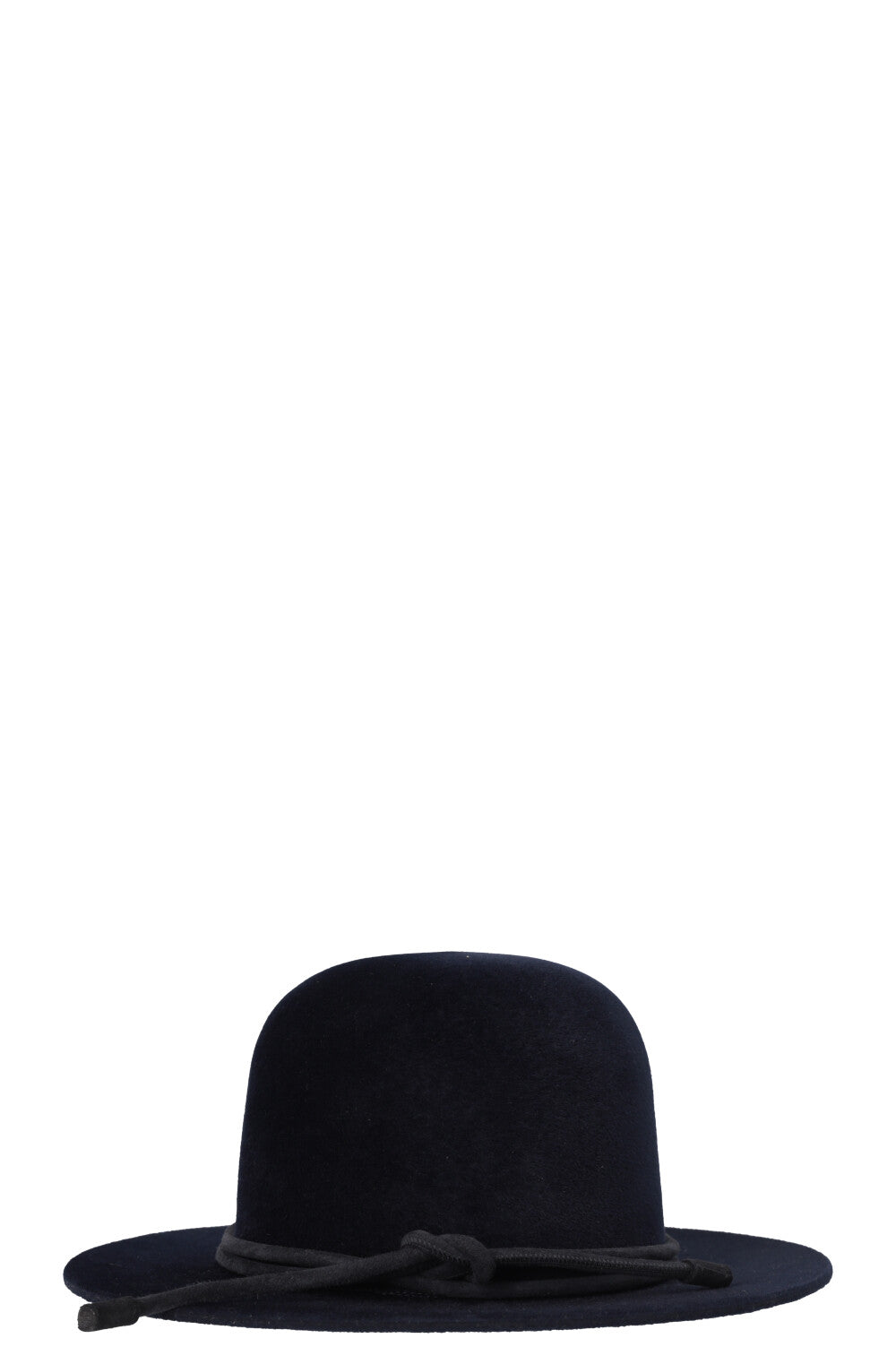 HERMÈS Vicky Hat Rabbit Felt Navy