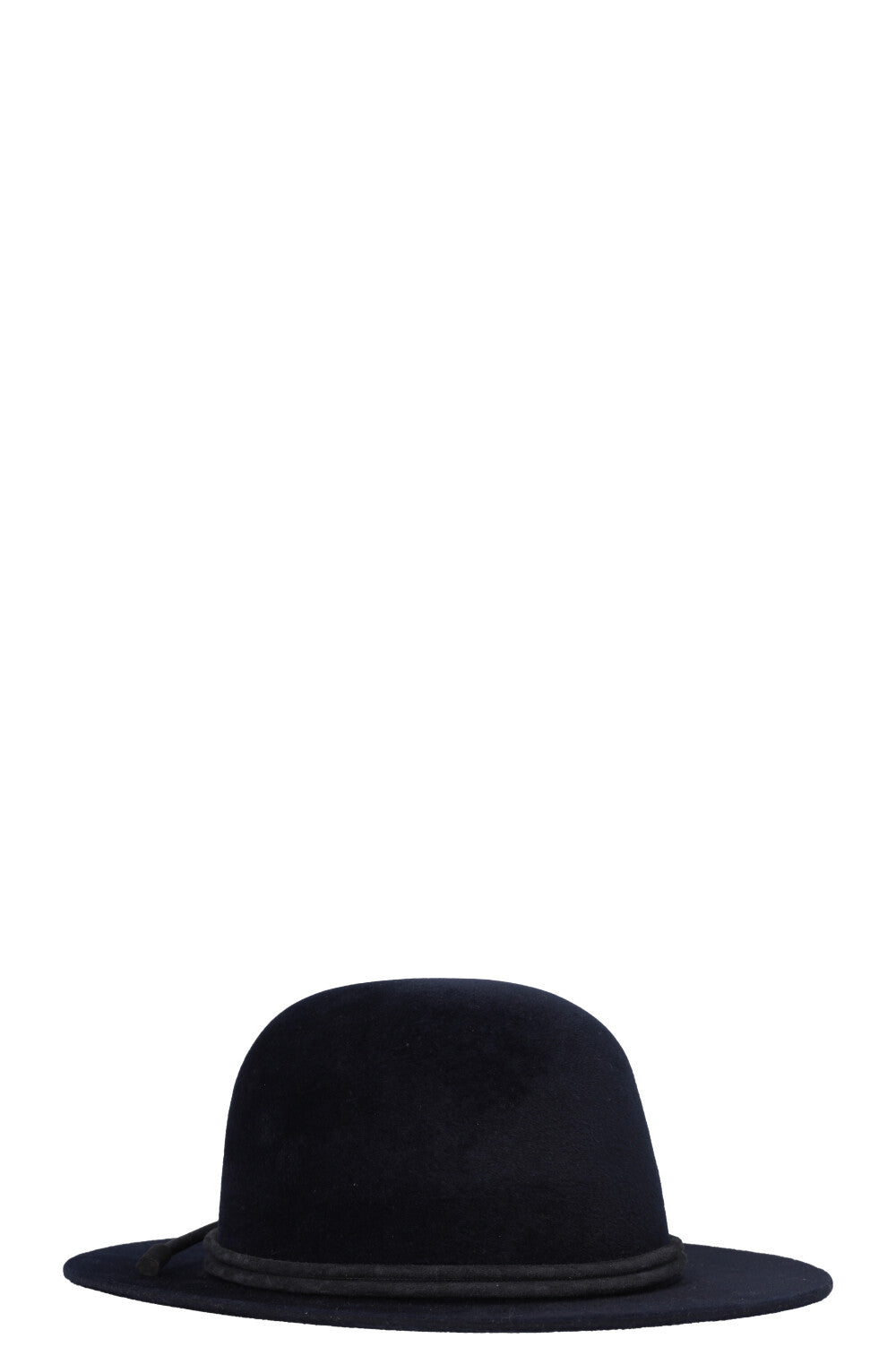 HERMÈS Vicky Hat Rabbit Felt Navy
