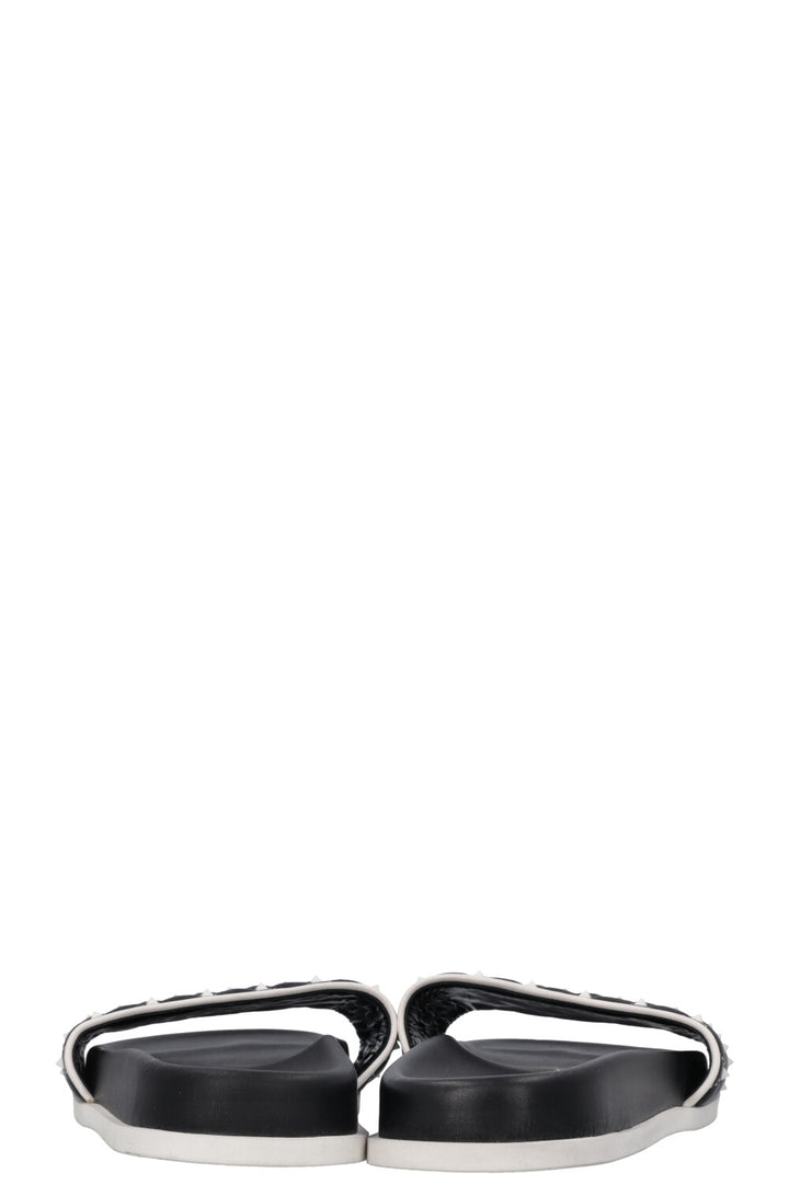 VALENTINO Rockstud Flats Black White