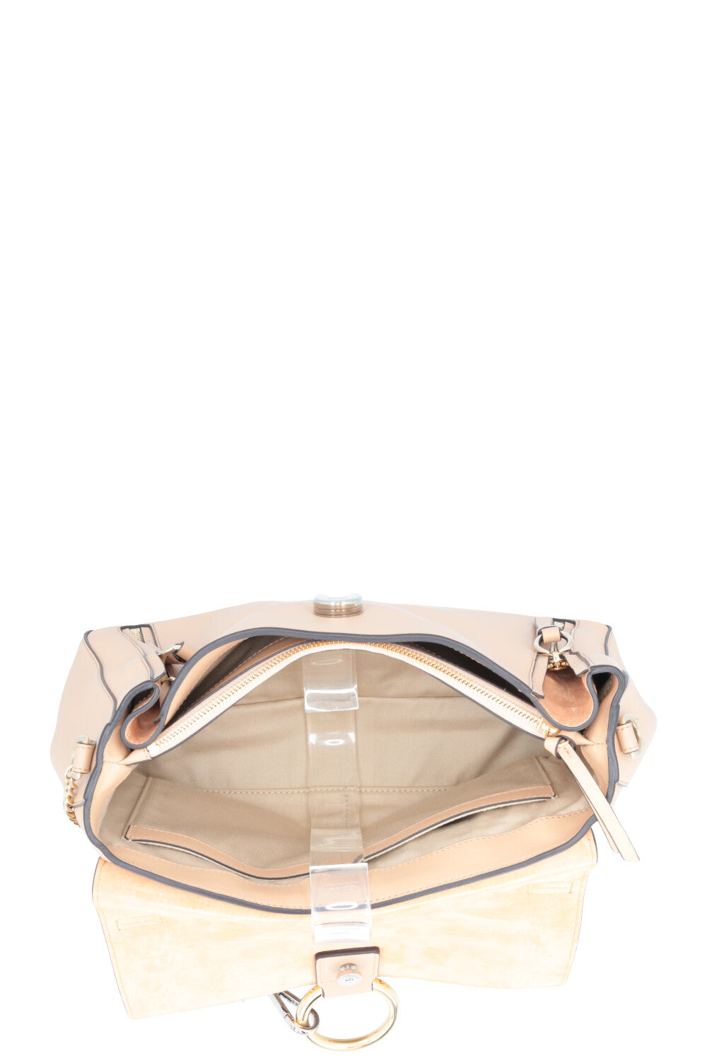 CHLOÉ Faye Medium Bag Leather Nude