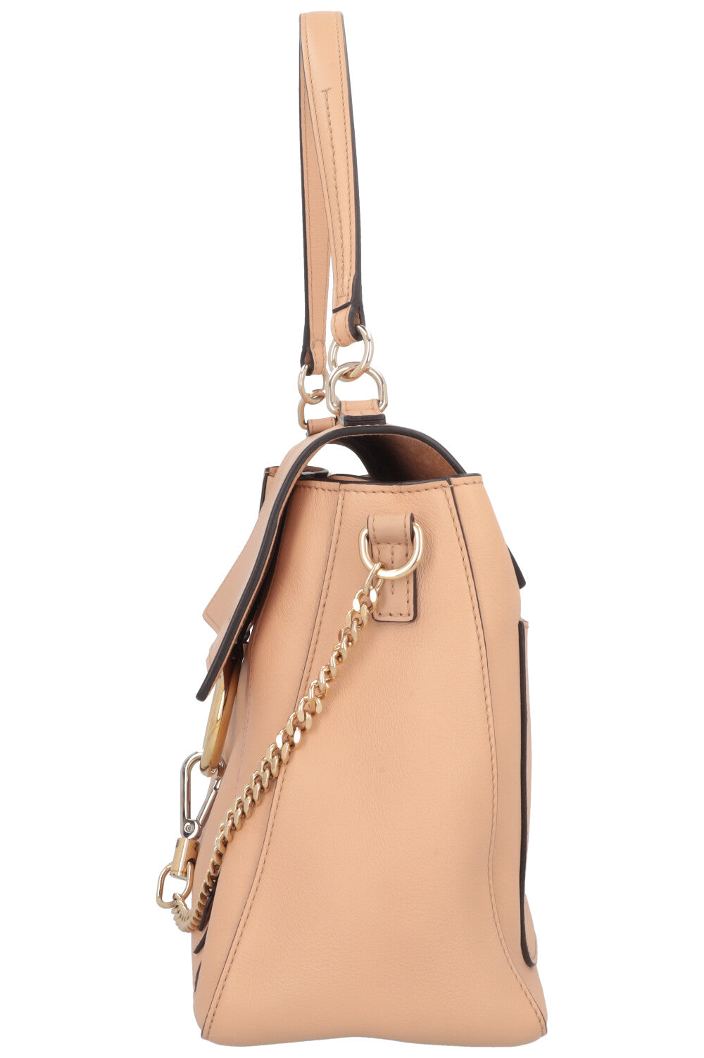 CHLOÉ Faye Medium Bag Leather Nude