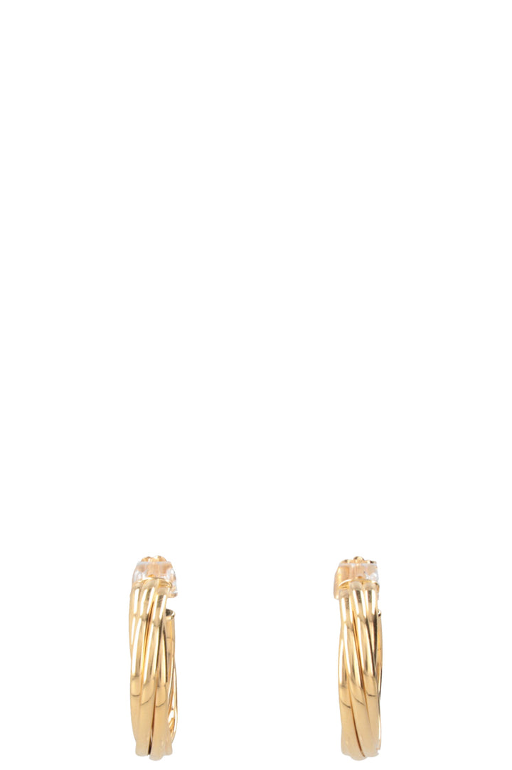 TIFFANY&Co. Melody Hoop Earrings 18k Yellow Gold