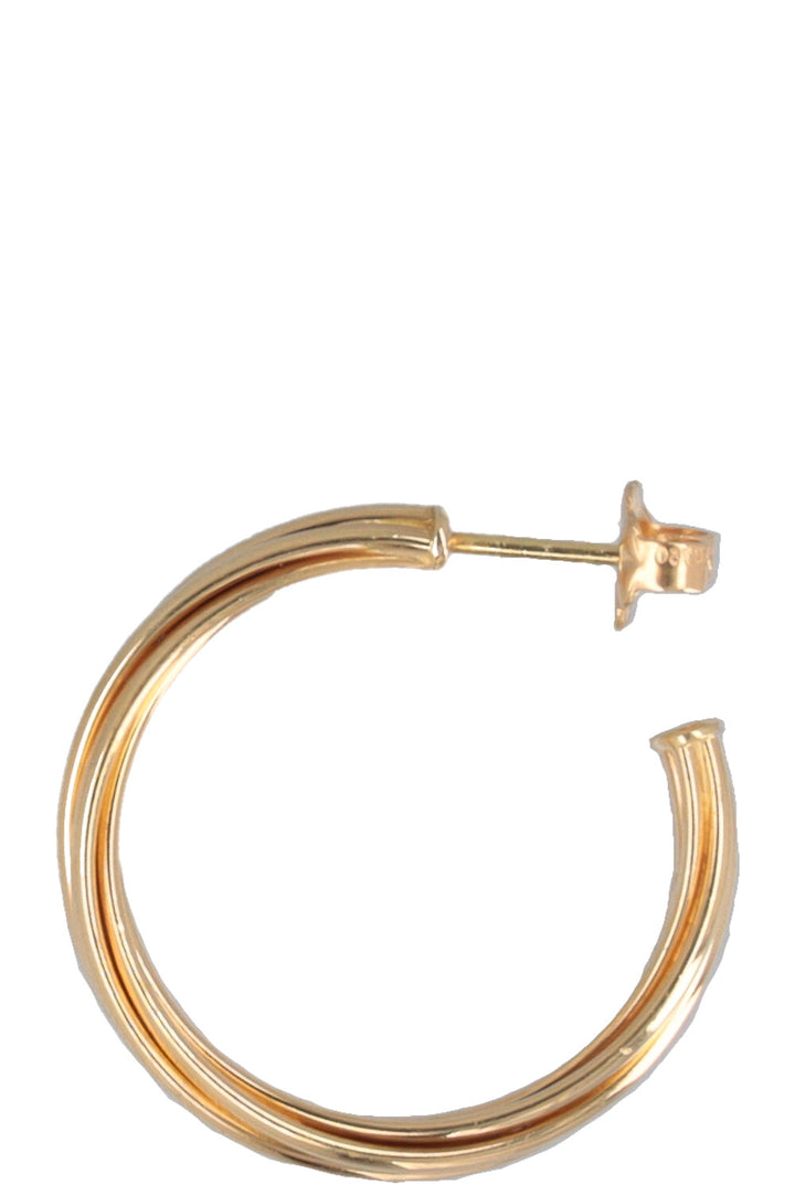 TIFFANY&Co. Melody Hoop Earrings 18k Yellow Gold