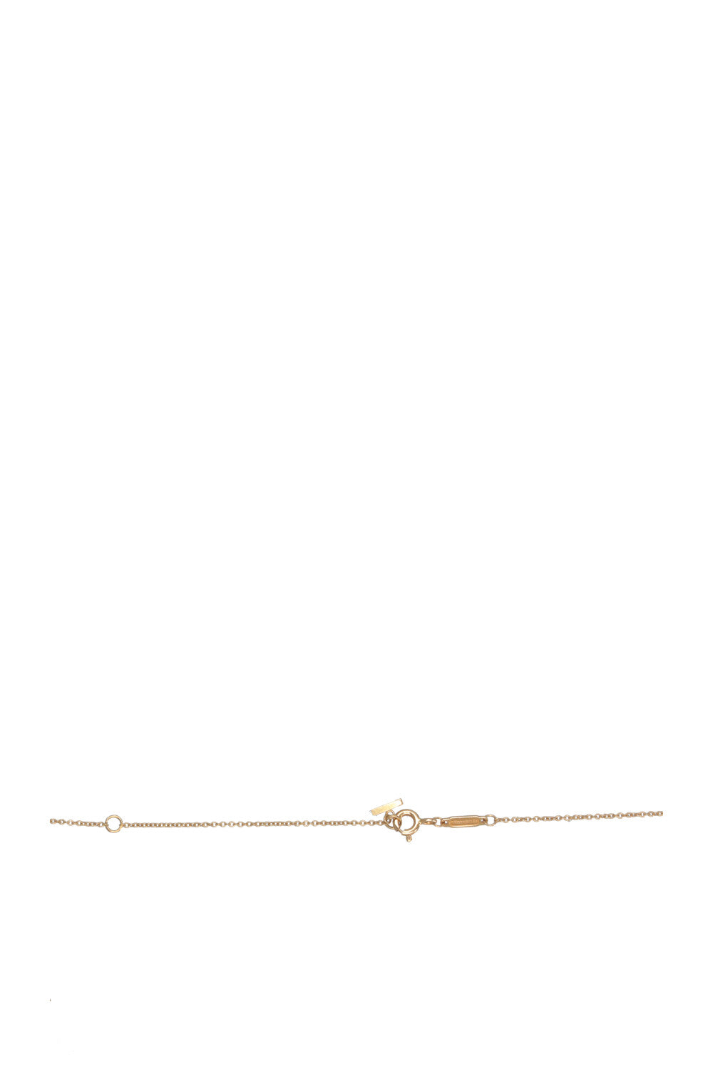 TIFFANY&CO. T Smile Necklace Small 18k Yellow Gold