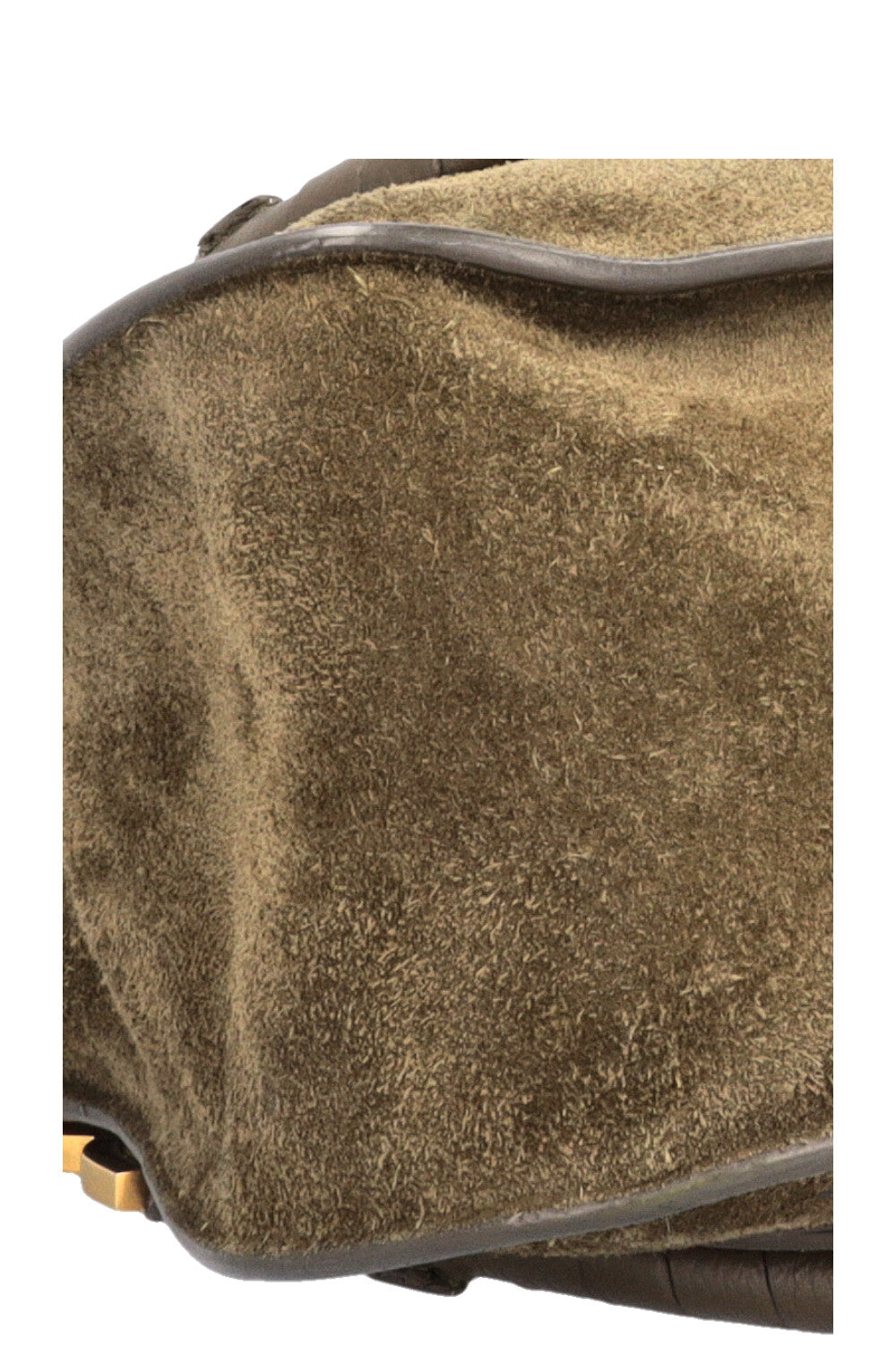 CHLOÉ Marcie Handbag Suede Olive