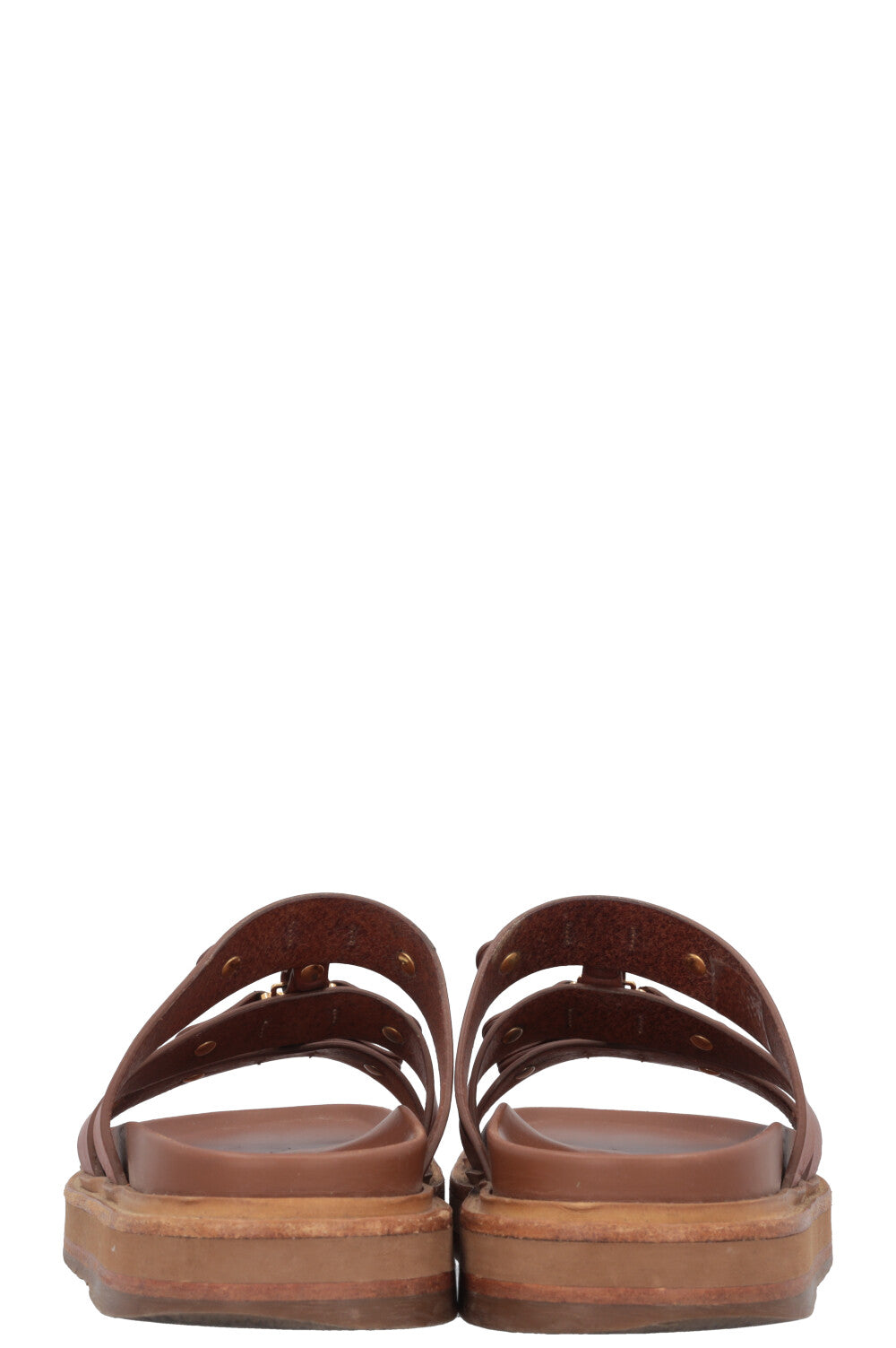 CELINE Tippi Mules Brown